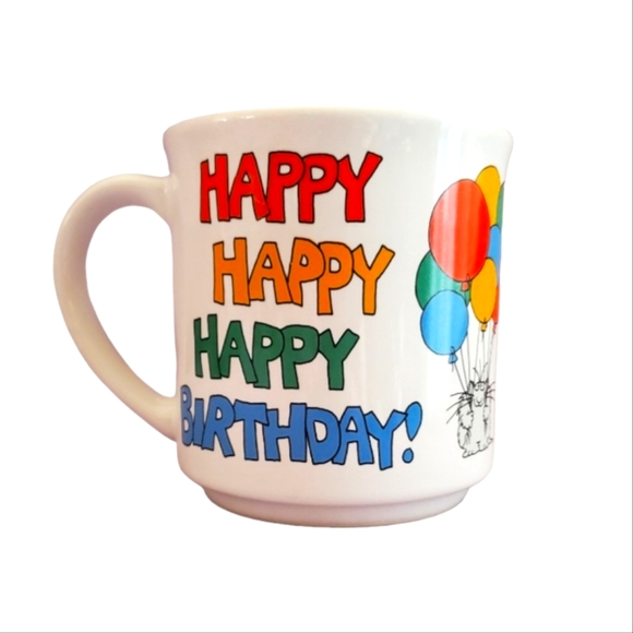Vintage Sandra Boynton Happy Birthday Mug - Picture 1 of 3